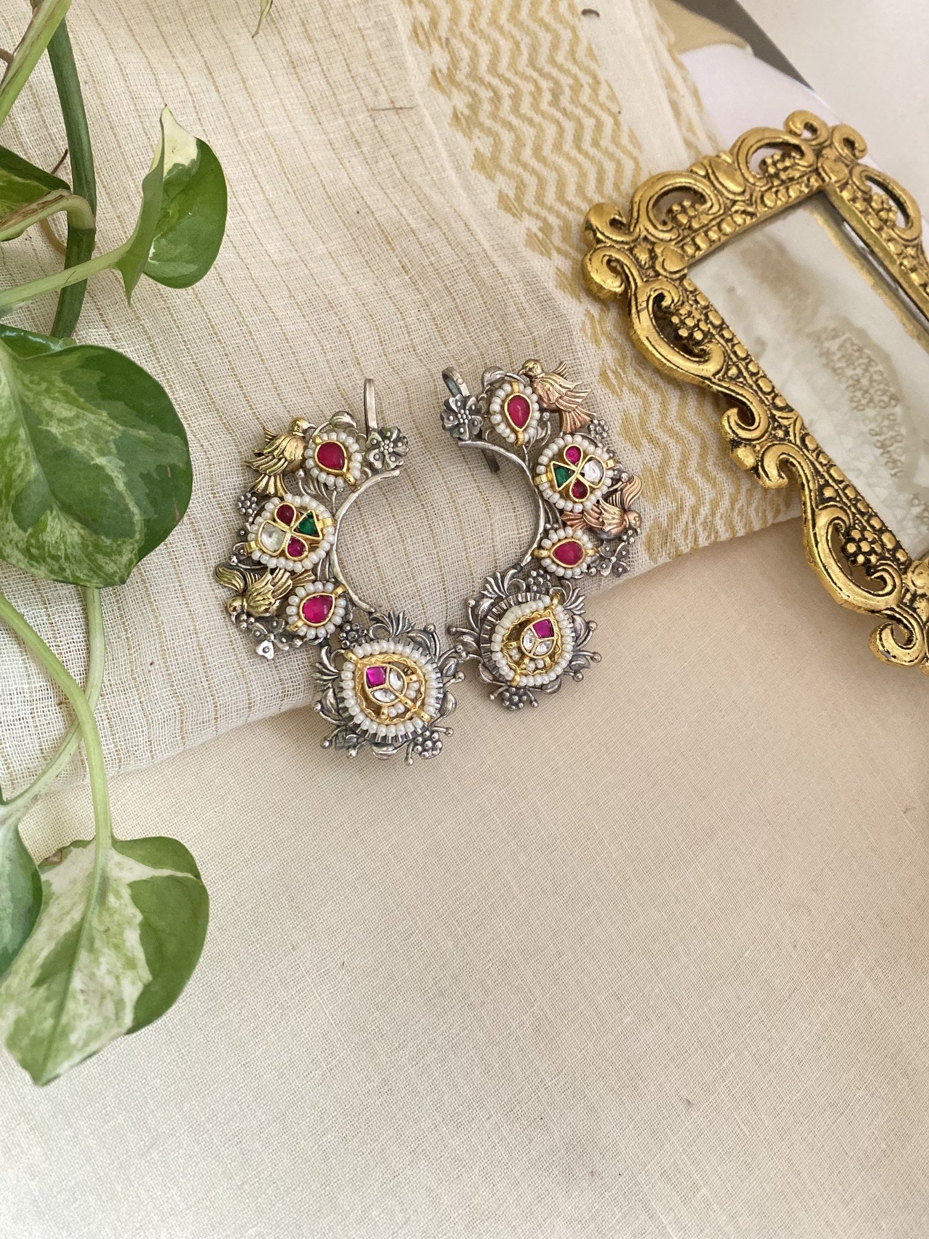 Amanya Ear Cuff - handcrafted ear cuff by Aabhushan Jewellery