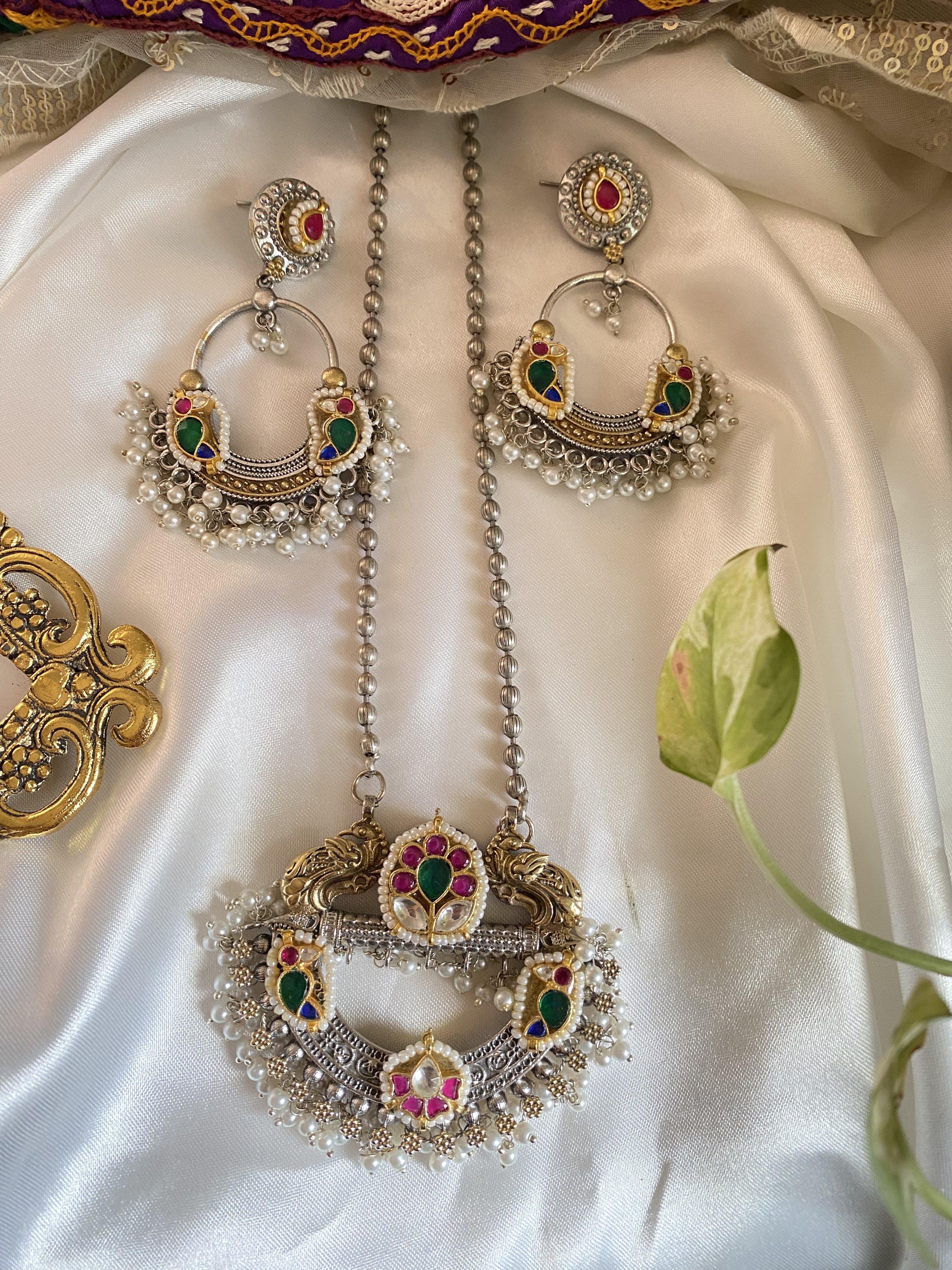 Anjali Long Necklace - handcrafted traditional jewellery by Aabhushan Jewellery