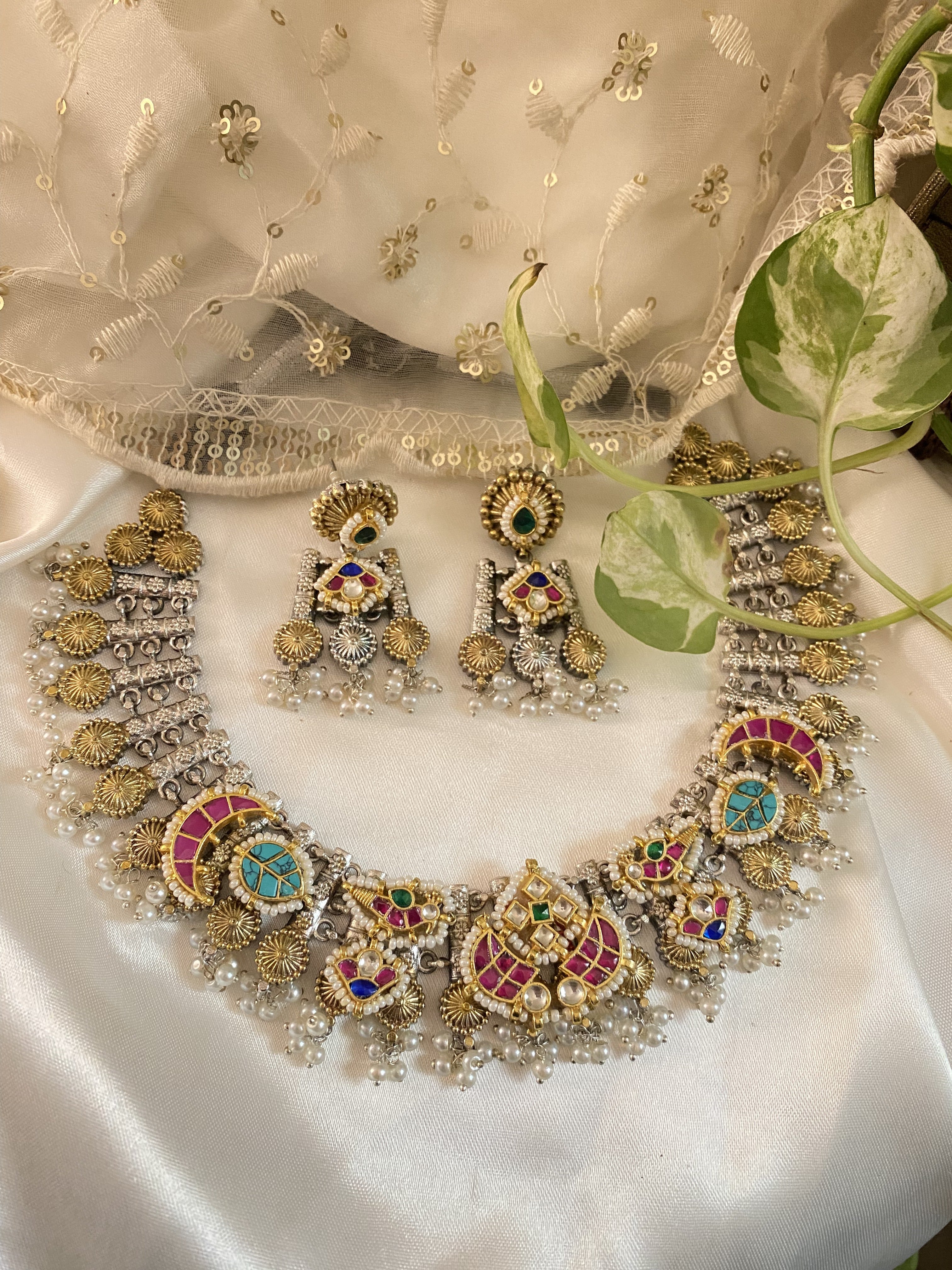 Aparna Necklace - handcrafted traditional jewellery by Aabhushan Jewellery