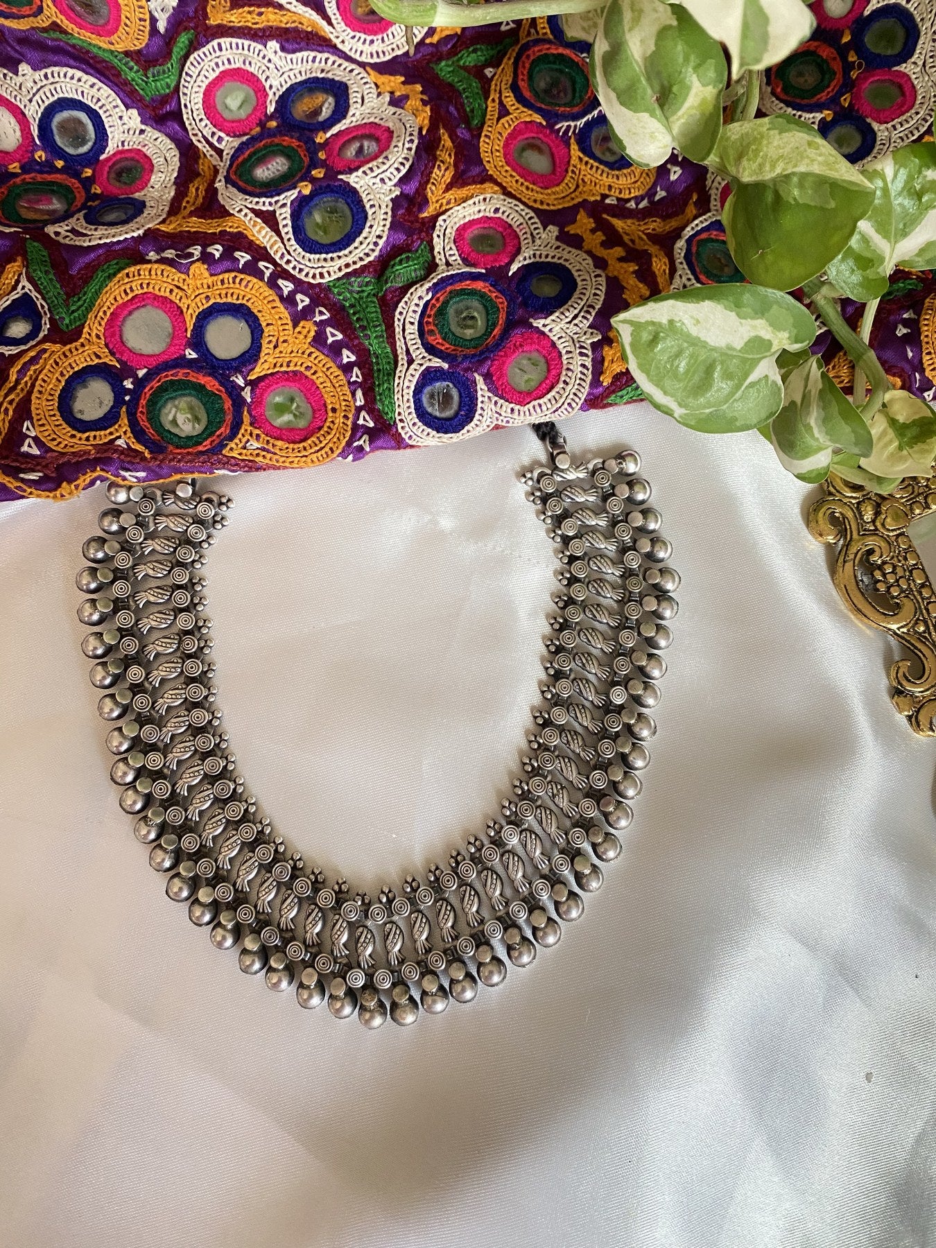 Bundi Vintage Necklace - handcrafted traditional necklace by Aabhushan Jewellery