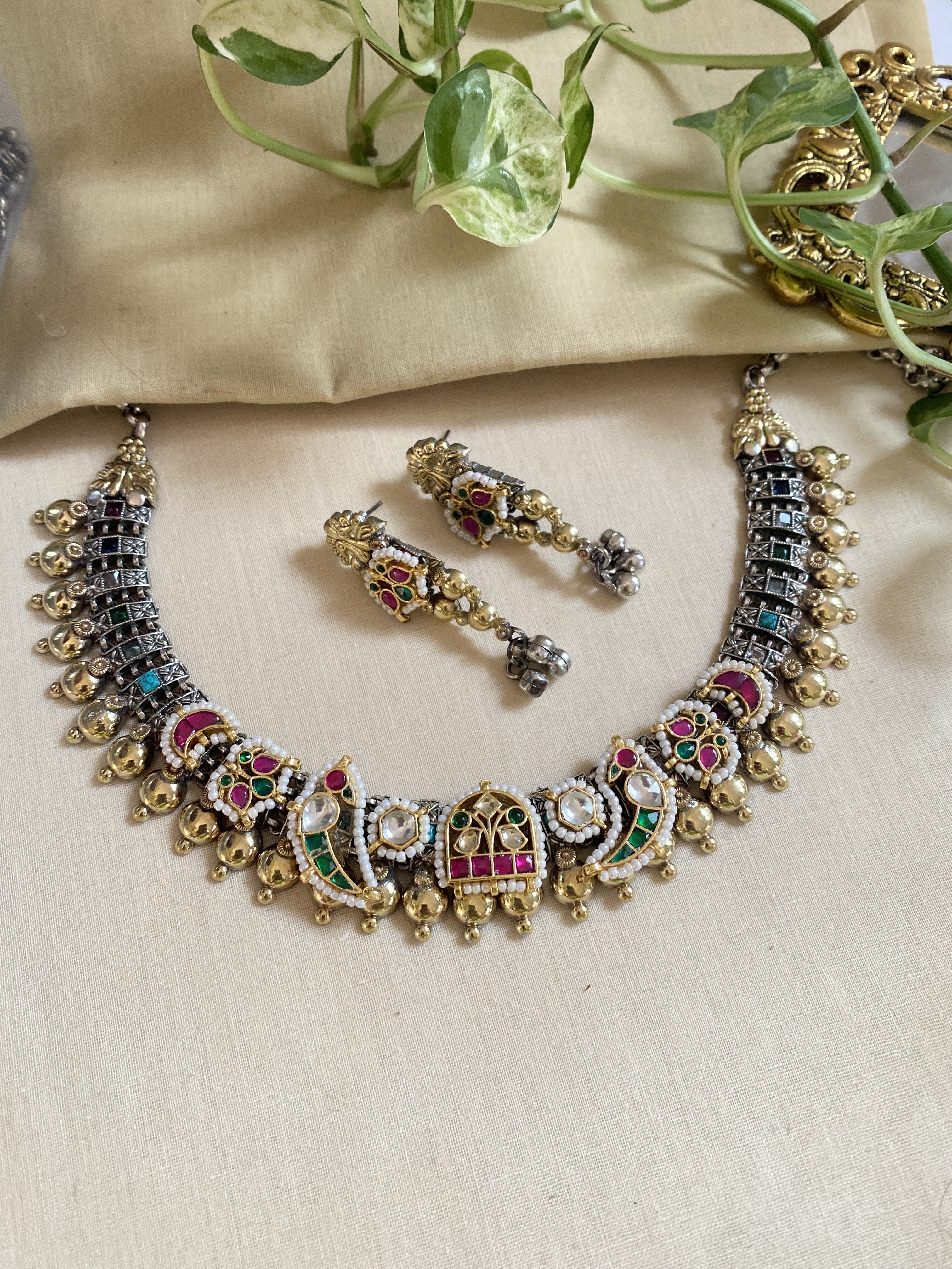 Hrida Necklace - handcrafted traditional jewellery by Aabhushan Jewellery