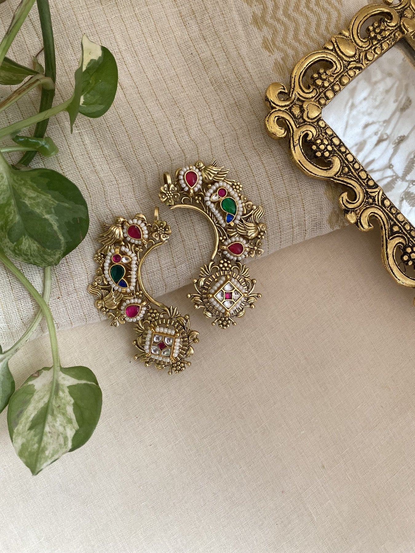 Krisha Ear Cuff - handcrafted ear cuff by Aabhushan Jewellery