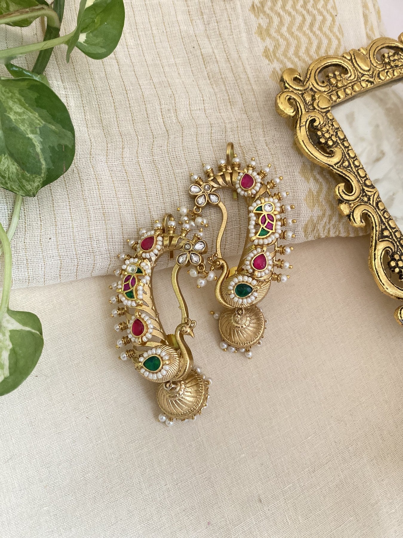 Meera Ear Cuff - handcrafted ear cuff by Aabhushan Jewellery