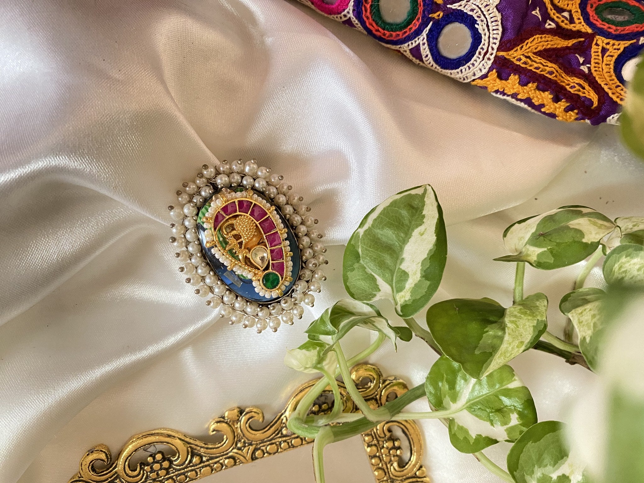 Mishty Ring - handcrafted brass jewellery by Aabhushan