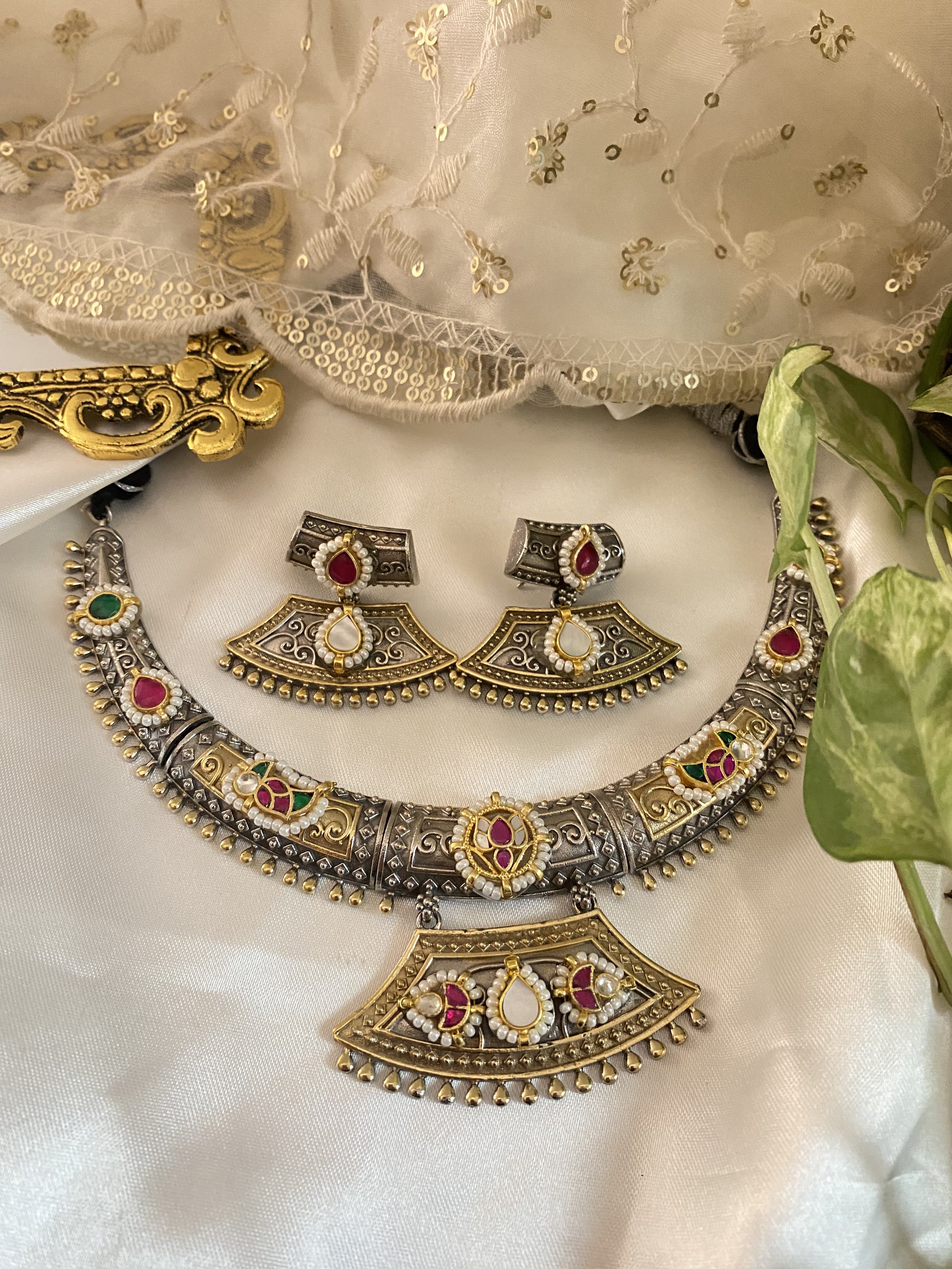 Paridhi Hansli - handcrafted traditional jewellery by Aabhushan Jewellery
