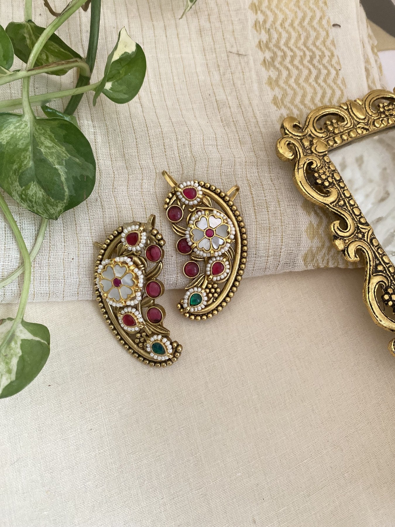 Rashi Ear Cuff - handcrafted ear cuff by Aabhushan Jewellery