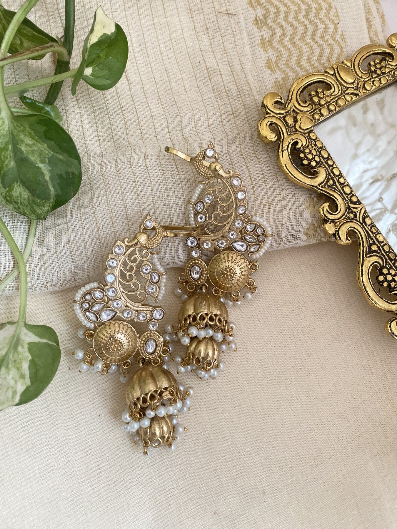 Sukruti Ear Cuff - handcrafted ear cuff by Aabhushan Jewellery